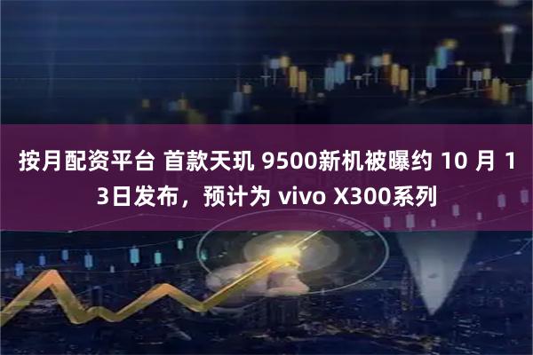 按月配资平台 首款天玑 9500新机被曝约 10 月 13日发布，预计为 vivo X300系列