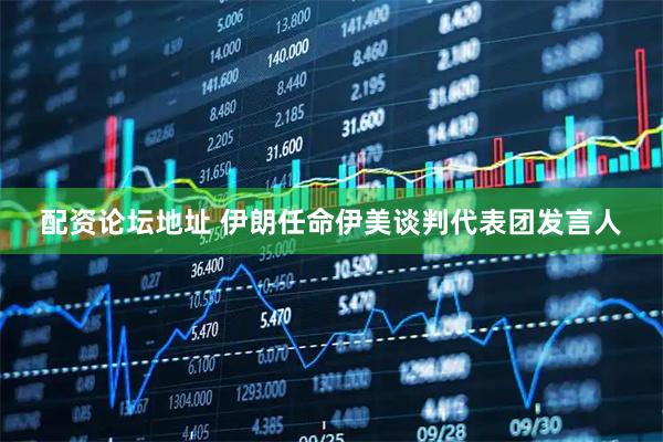 配资论坛地址 伊朗任命伊美谈判代表团发言人